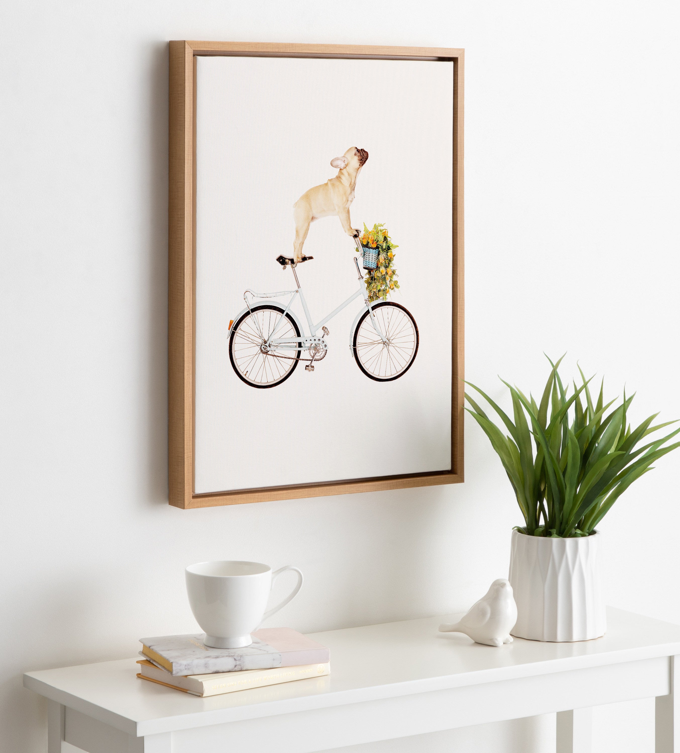 Framed Canvas Sylvie Natural 18x24 5