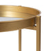 Side Table Gold 16x16x26 4