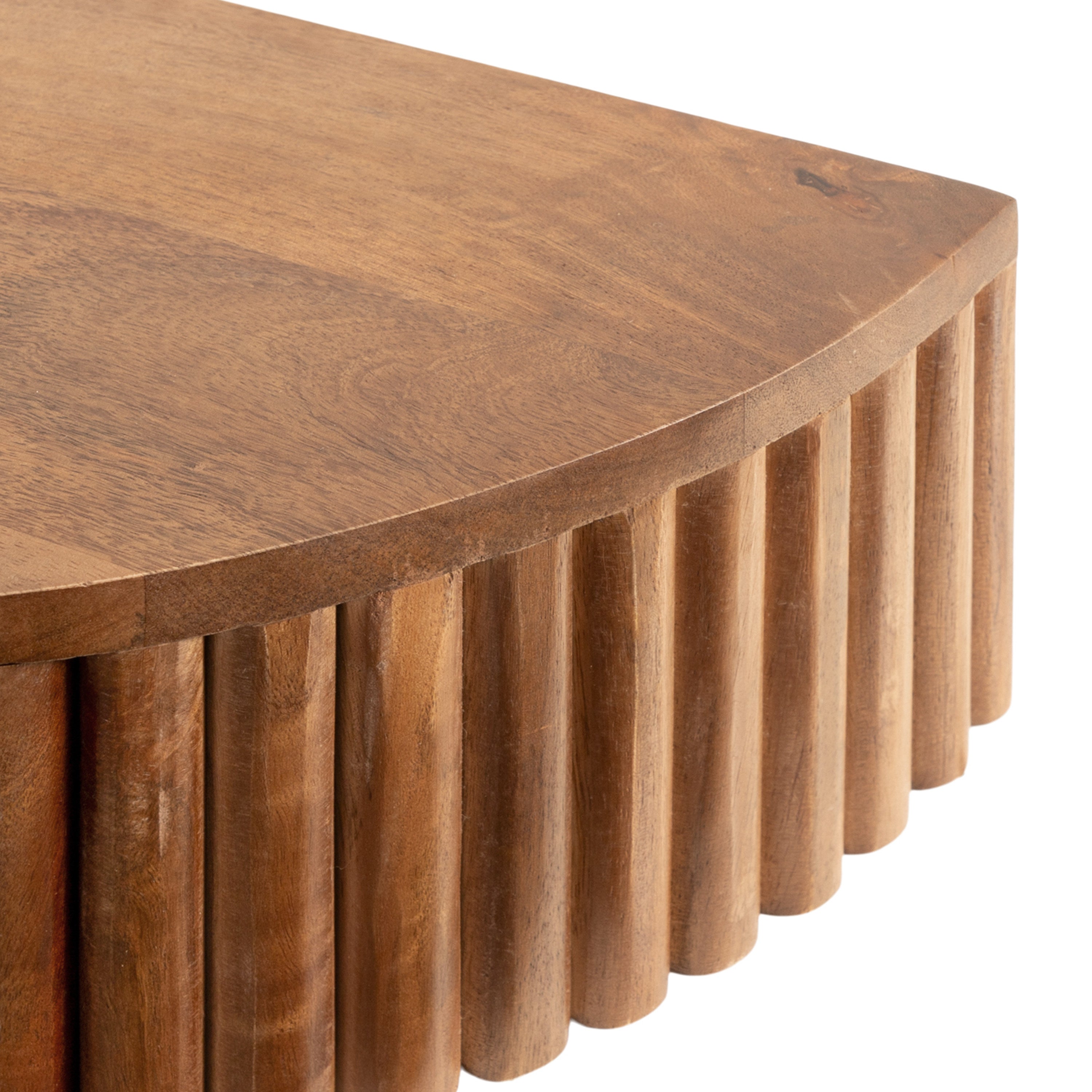 Floating Side Table Walnut Brown 20x11x6 3