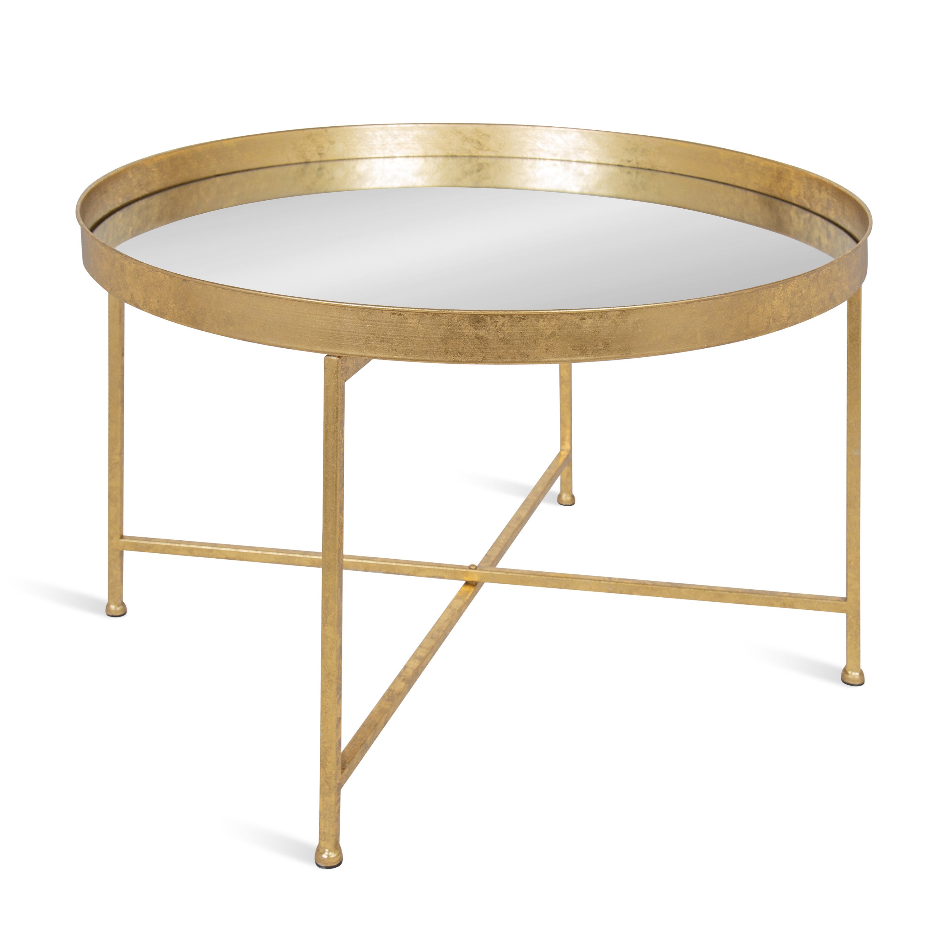 Coffee Table Gold 28.25x28.25x19 1