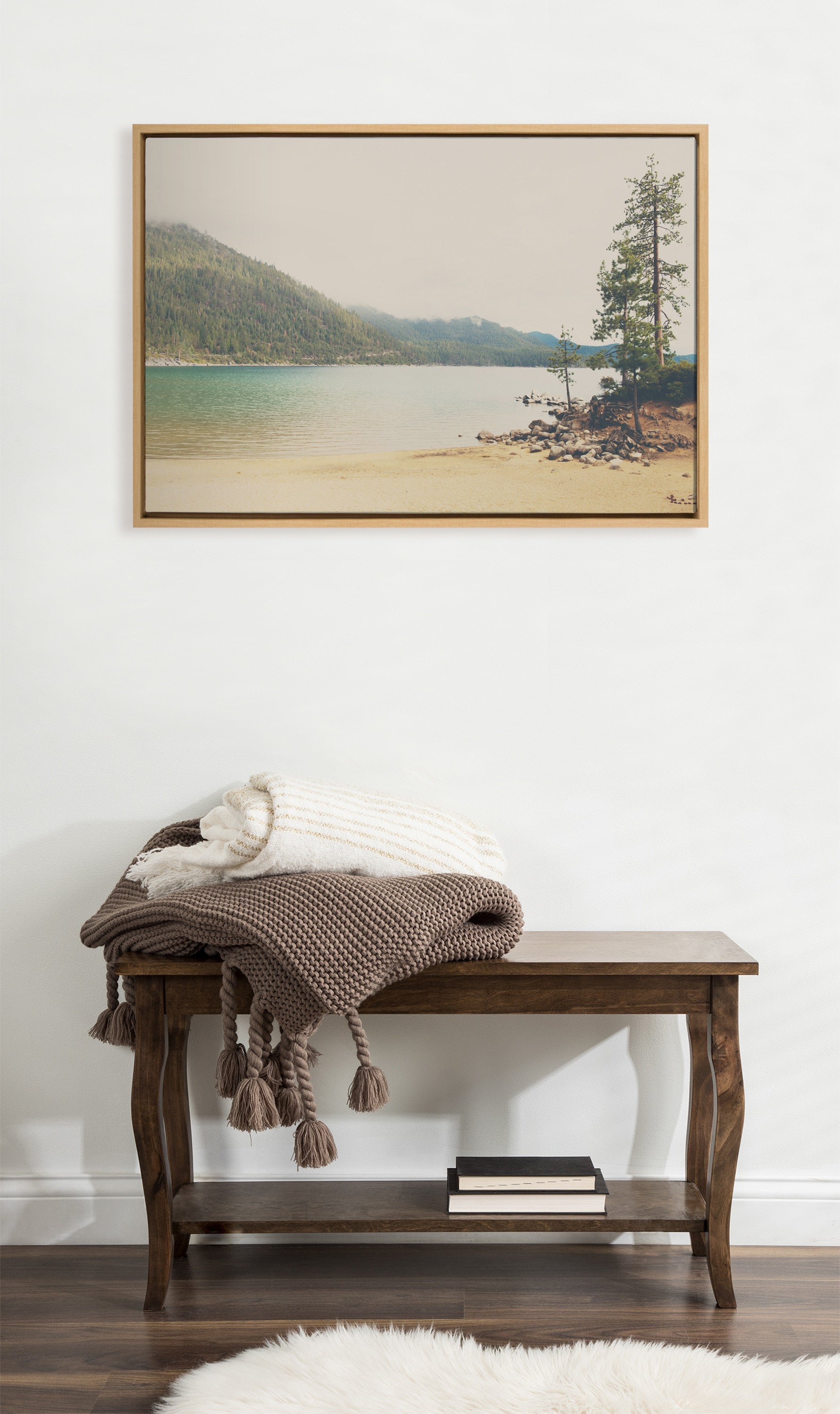Framed Canvas Sylvie Natural 23x33 5