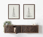 Art Set 2 Piece Set 18x24 Sylvie Walnut 5