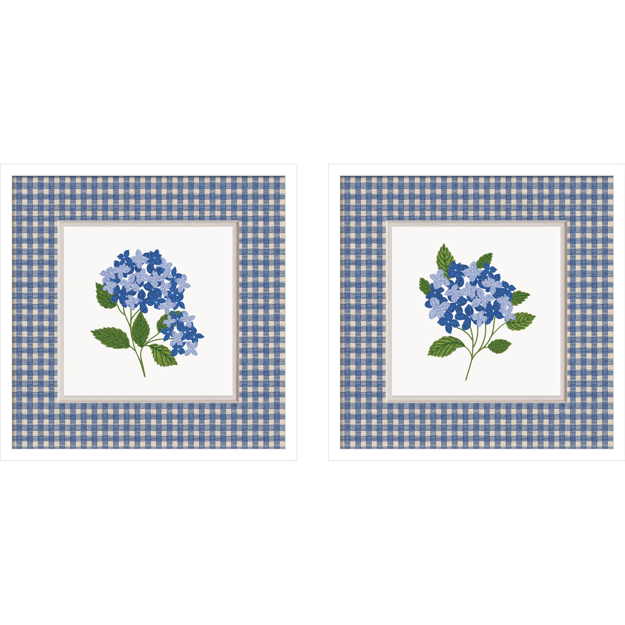 Framed Art Set 2 Piece Set 19x19 Svelte White 1