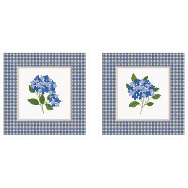 Framed Art Set 2 Piece Set 19x19 Svelte White 1