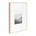 Wall Frame 16x20 matted to 8x10 White Natural 5