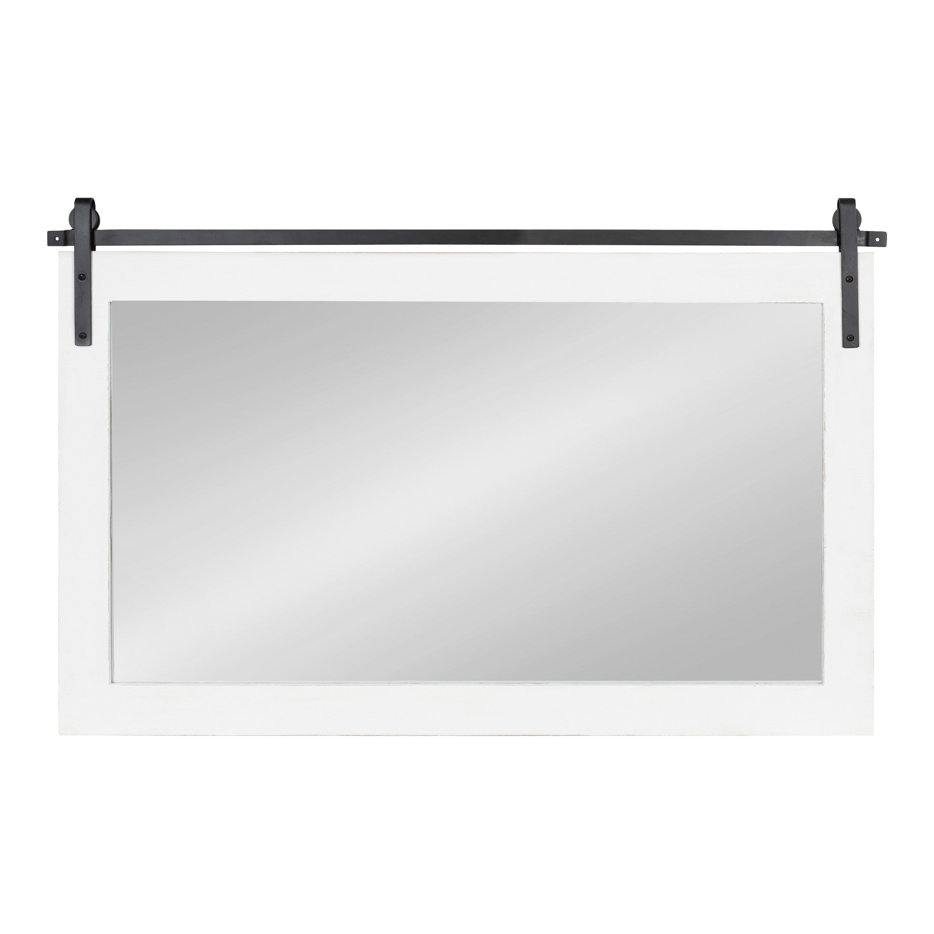 Rectangle Mirror White 40x26 2