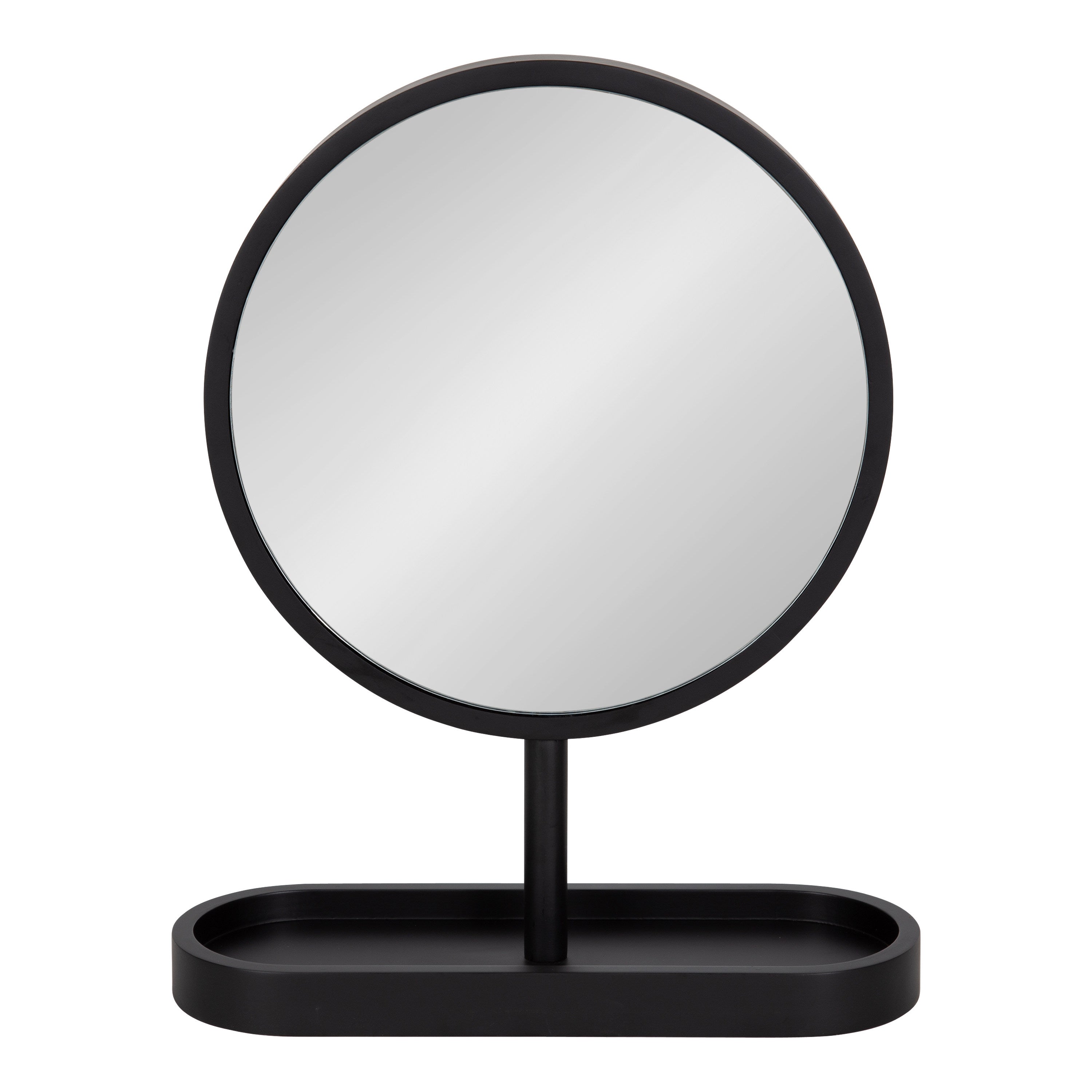 Tabletop Mirror Black 17x21 2