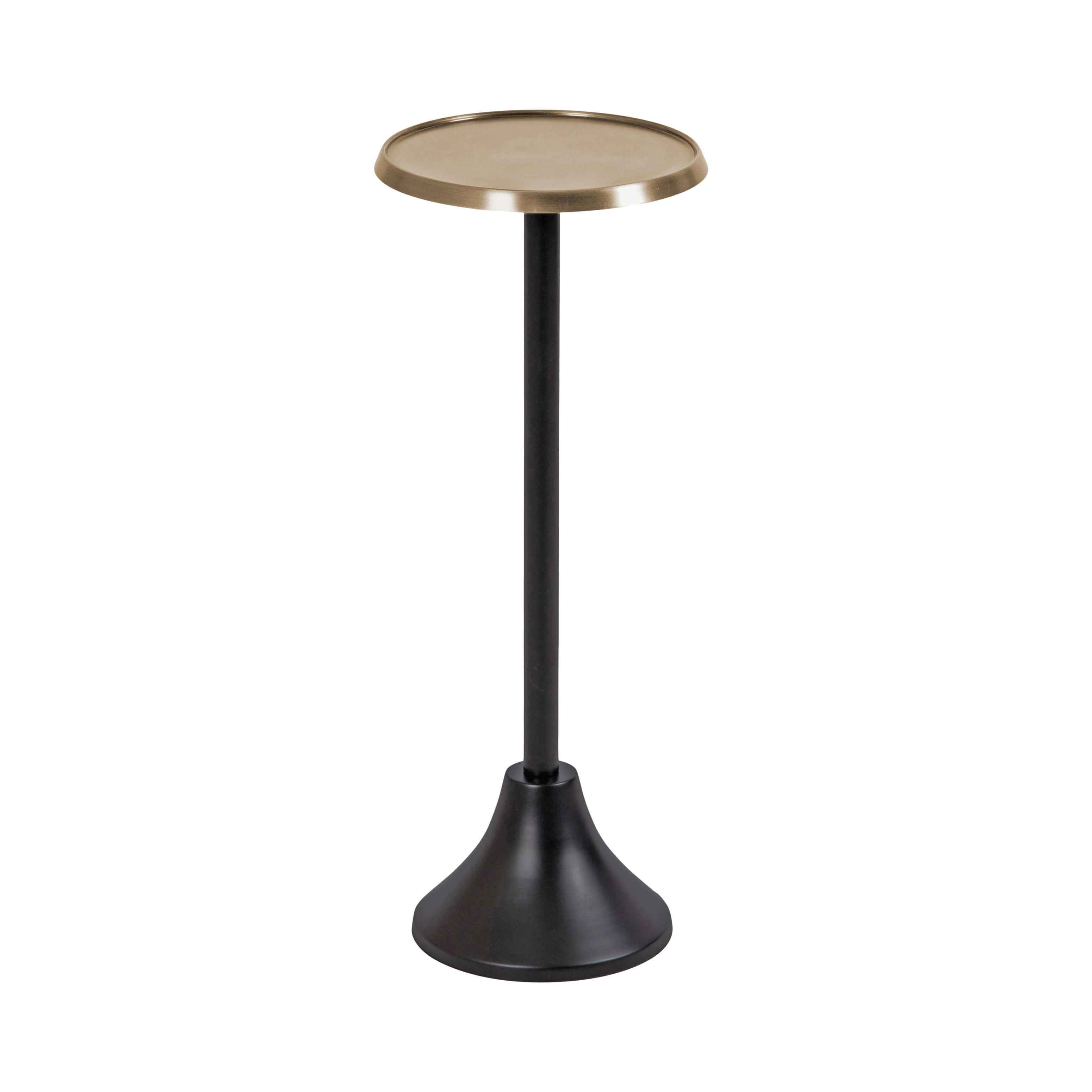 Drink Table Gold Black 9x9x23 1