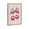 Gallery Coquette Preppy Retro Girly Red Pink Bow Cherries Print by The Creative Bunch Studio