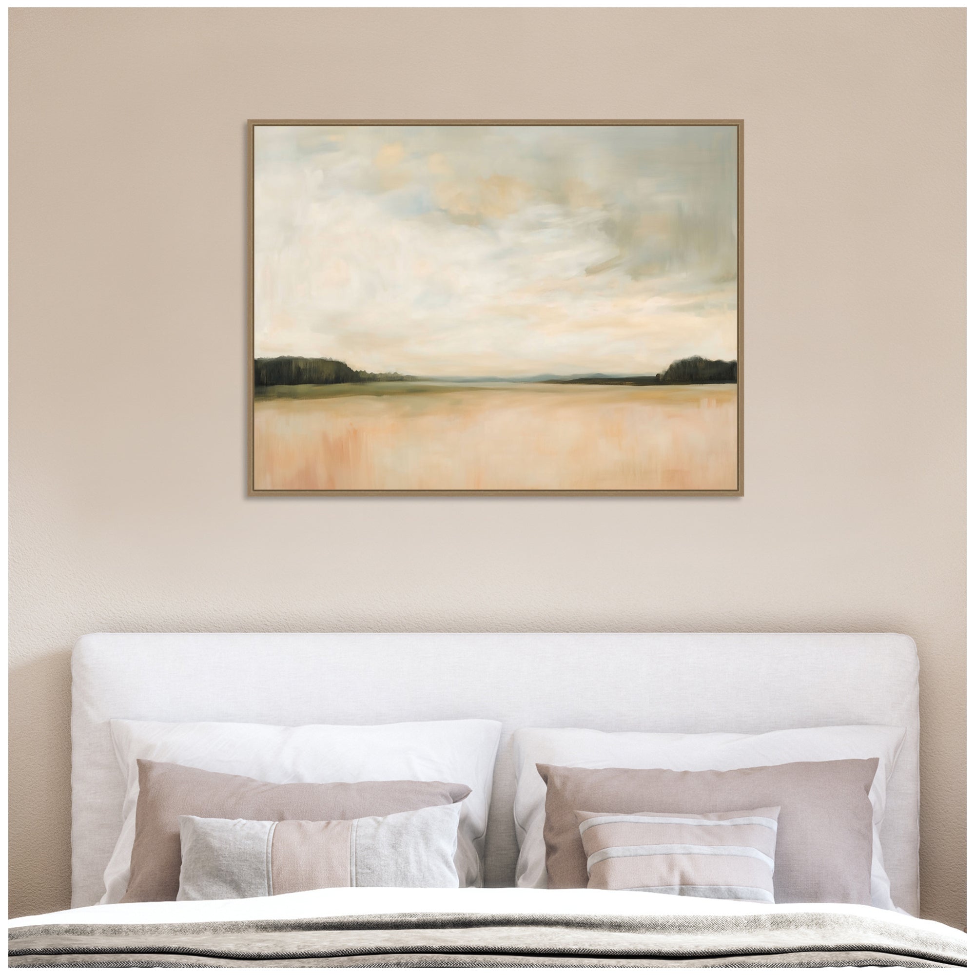 Framed Canvas 42x32 Sylvie Dark Gold 5