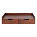 Floating Console Table Dark Brown 28x12x6.5 3