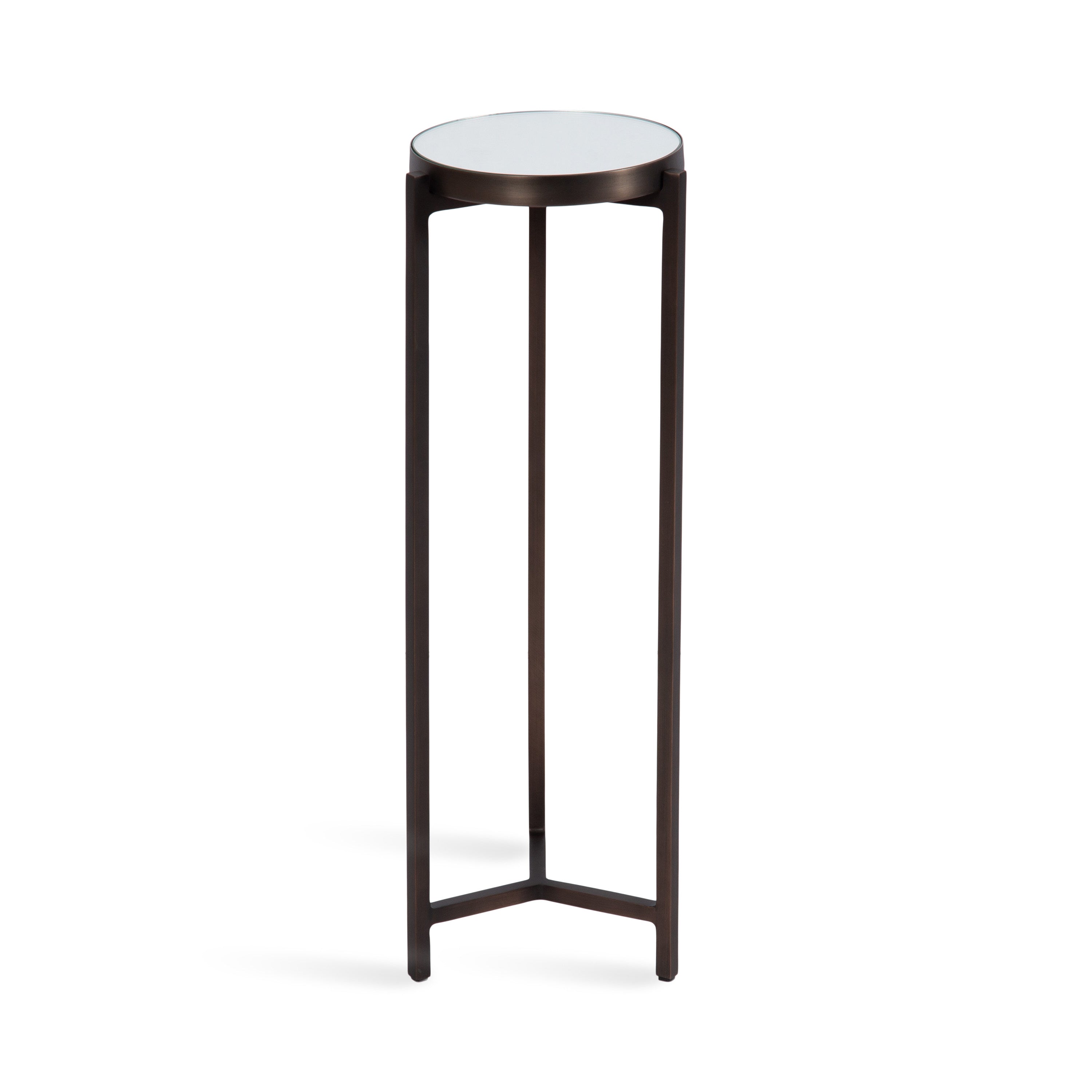 Drink Table Mirror Bronze 9x9x23 1