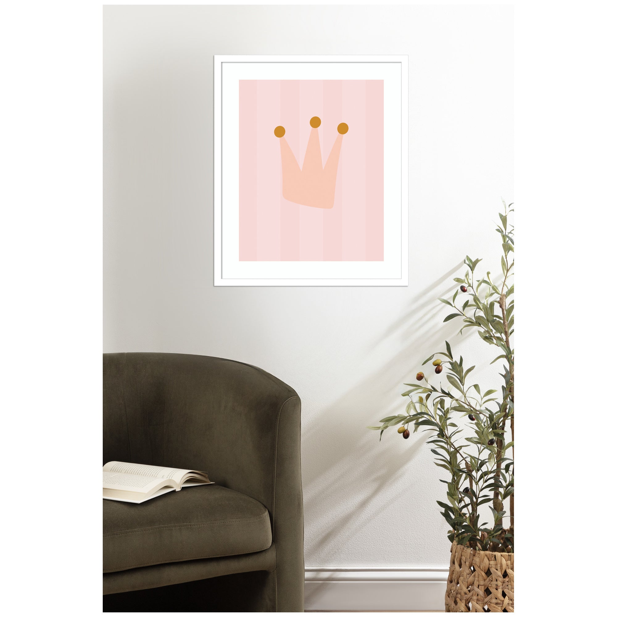 Crown by Laura Moss Framed Wall Art Print