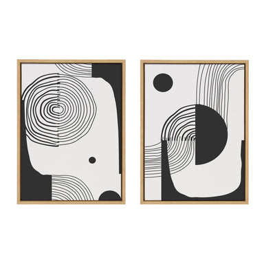 Art Set 2 Piece Set 18x24 Sylvie Natural 1