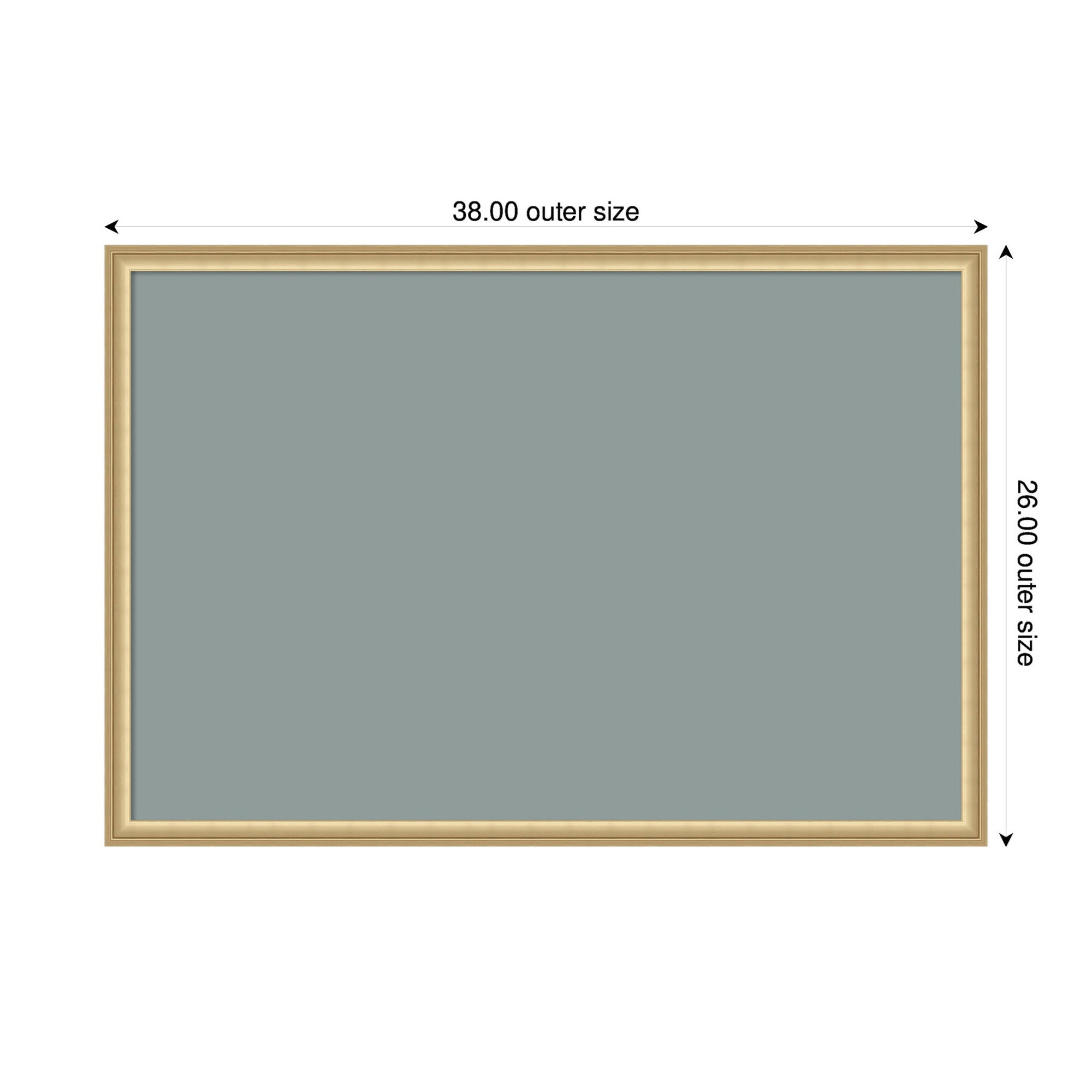 Pinboard Florence Gold 38x26 2