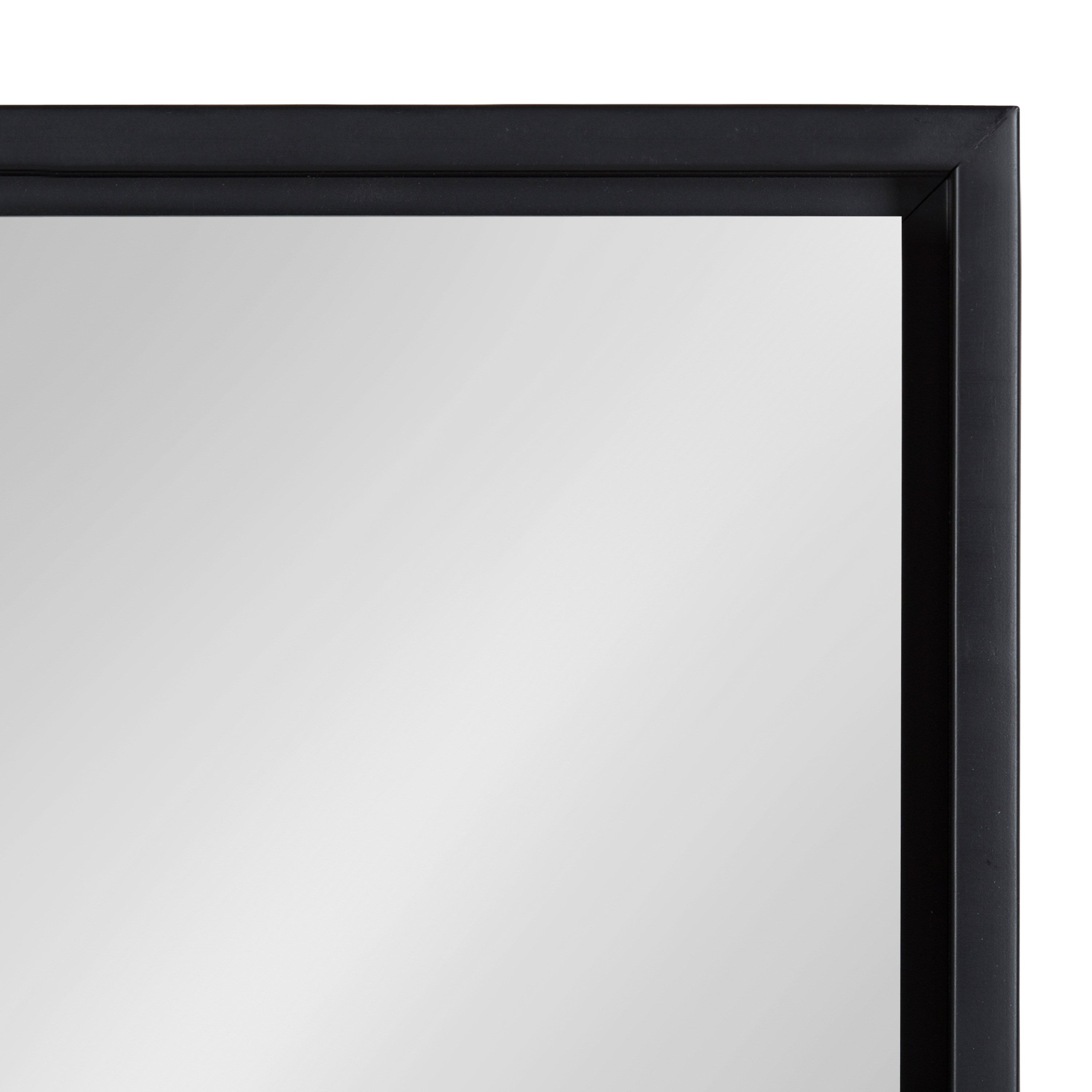 Rectangle Mirror Black 18x24 3