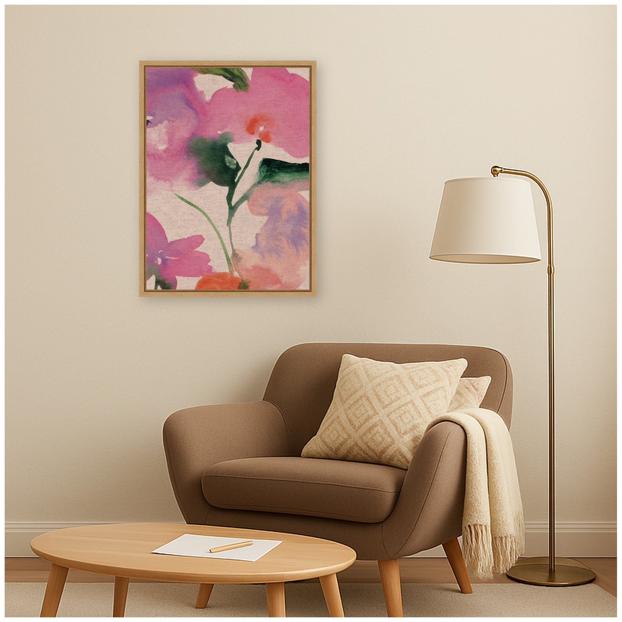 Framed Canvas 18x24 Sylvie Natural 7