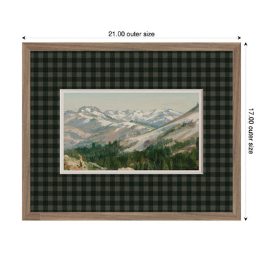 Framed Art Svelte Walnut 21x17 2