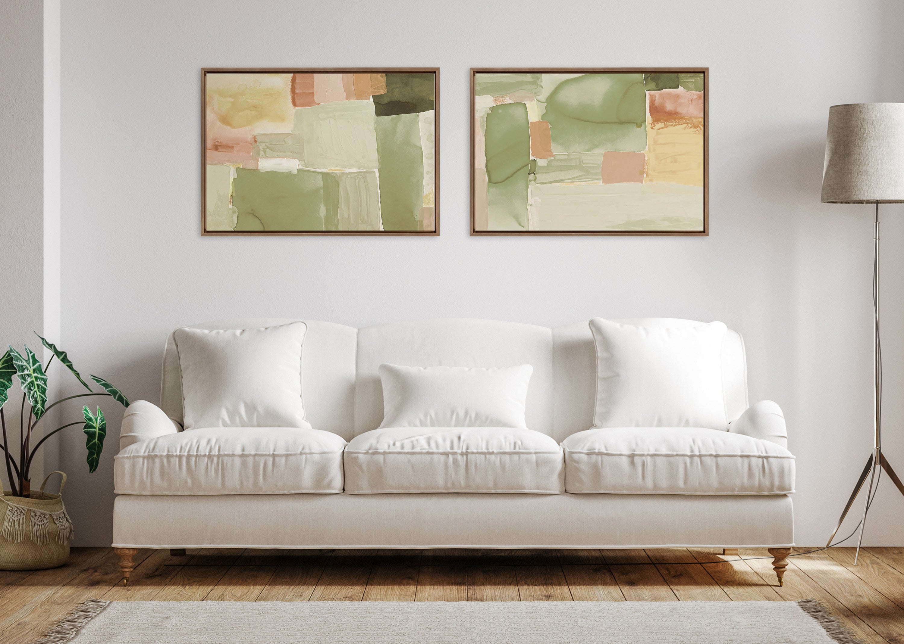 Art Set 2 Piece Set 23x33 Sylvie Dark Gold 6