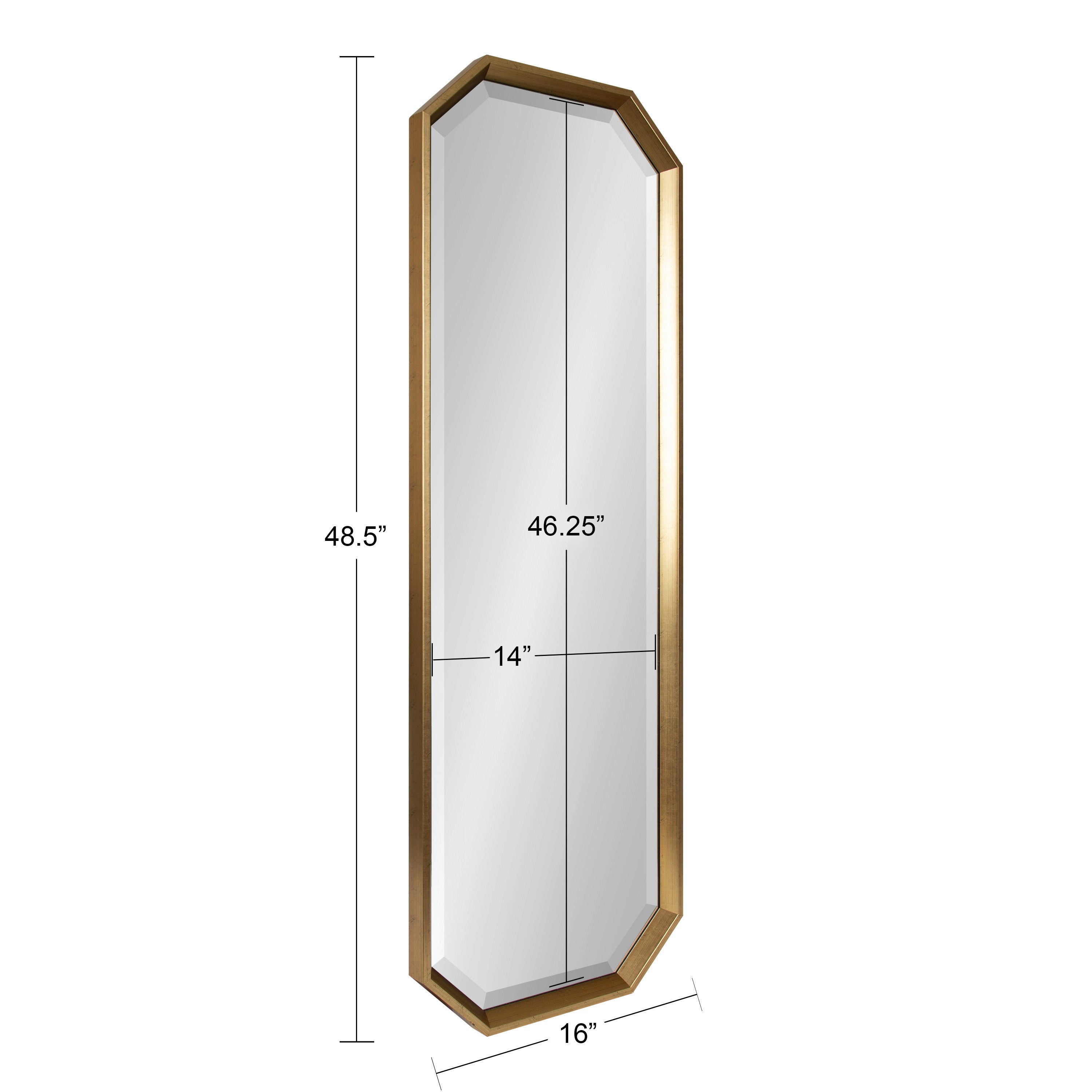 Decorative Octagon Gold 17.5x49.5 2