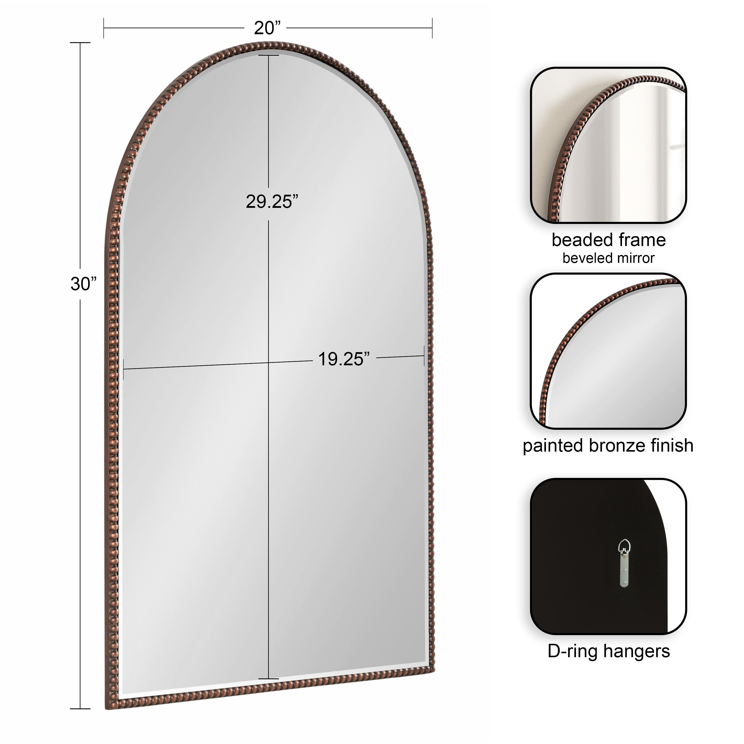 Gwendolyn Arch Wall Mirror
