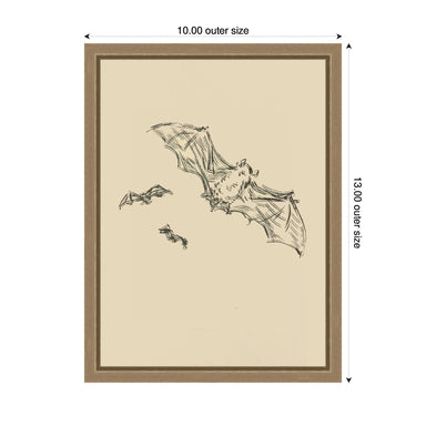 Framed Canvas 10x13 Sylvie Dark Gold 2