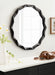 Round Mirror Black 26x26 6
