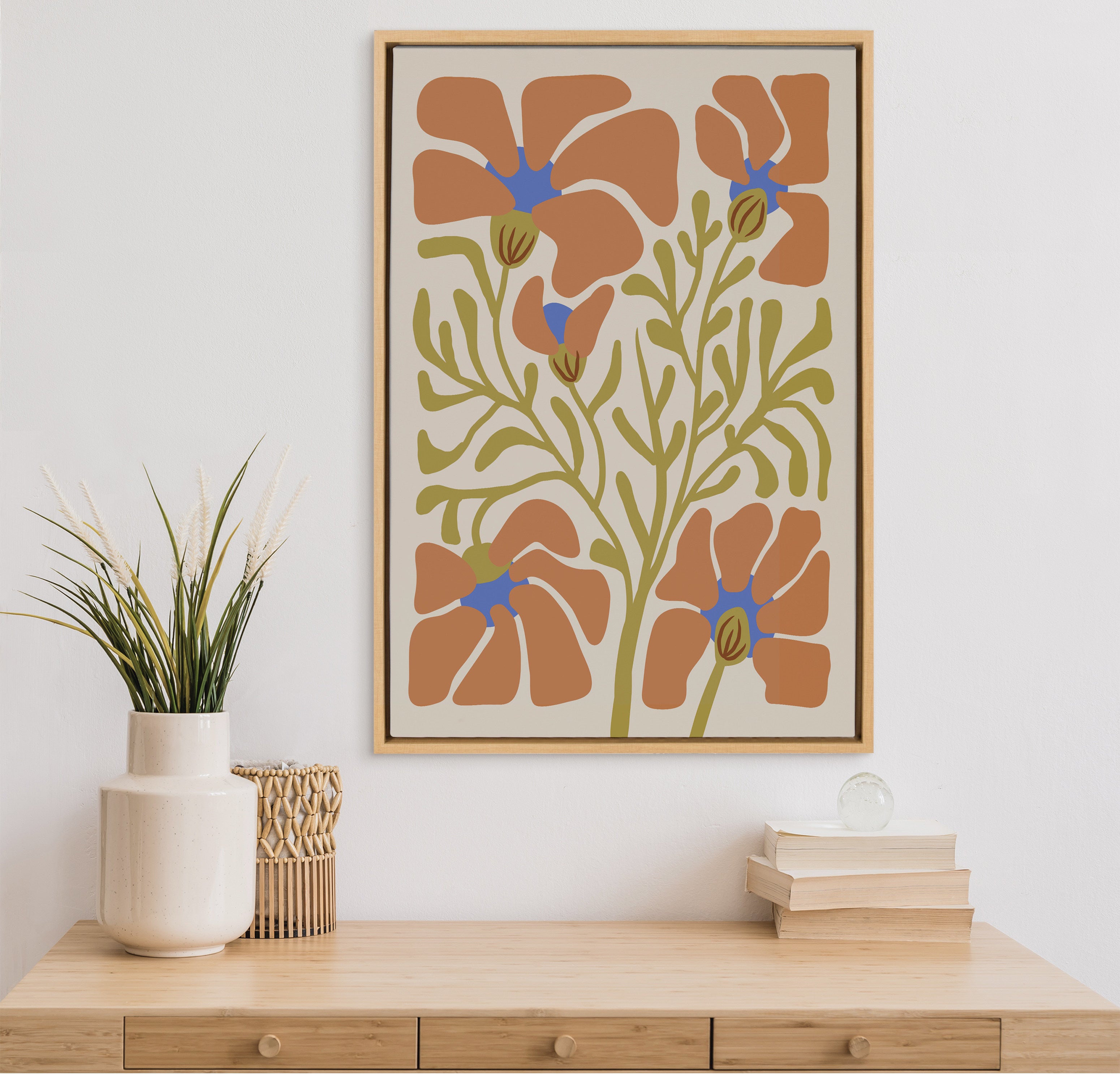 Framed Canvas 23x33 Sylvie Natural 5