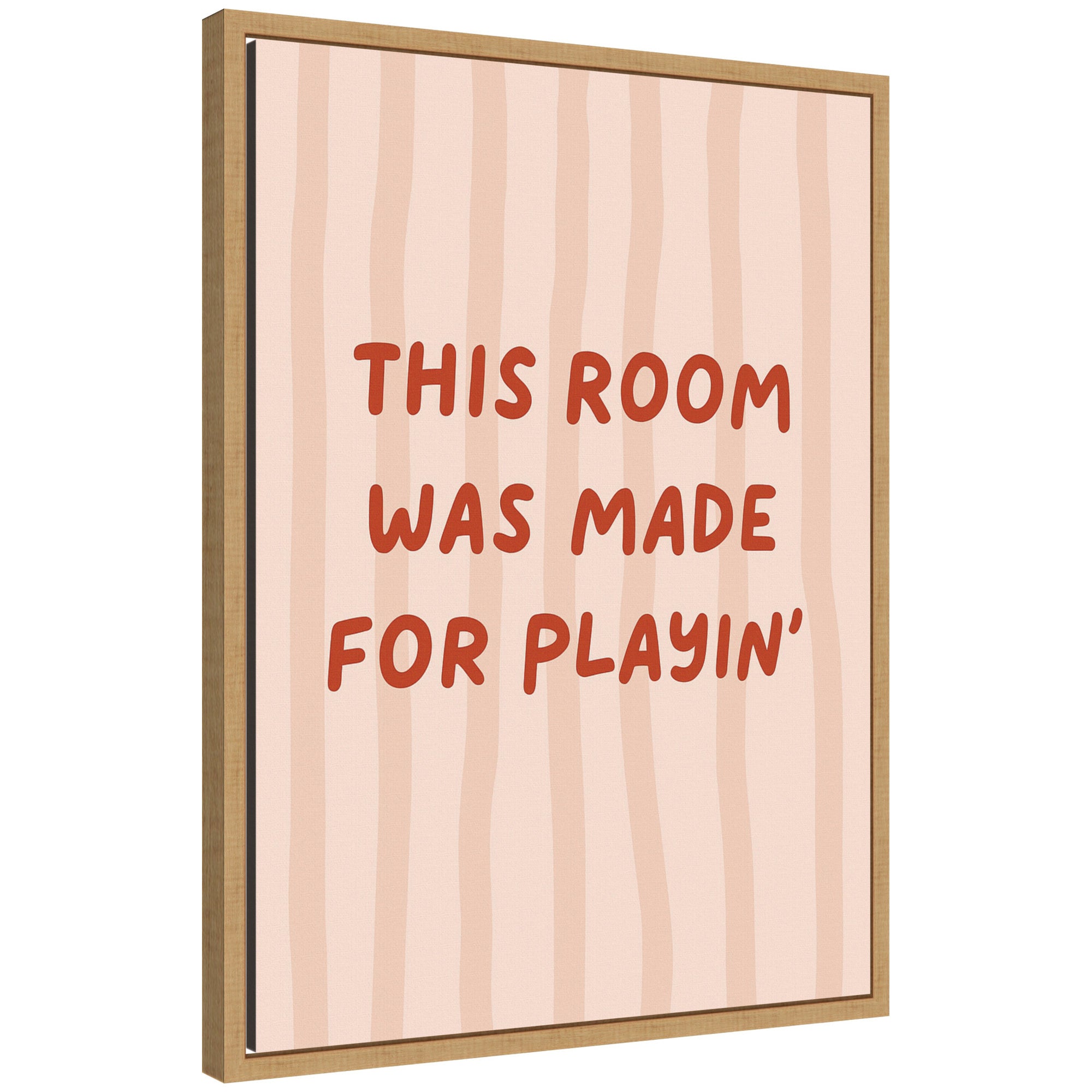 This Room Was Made For Playing by Laura Moss Framed Canvas Wall Art Print