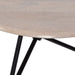 Coffee Table Whitewash Black 28x28x18 3