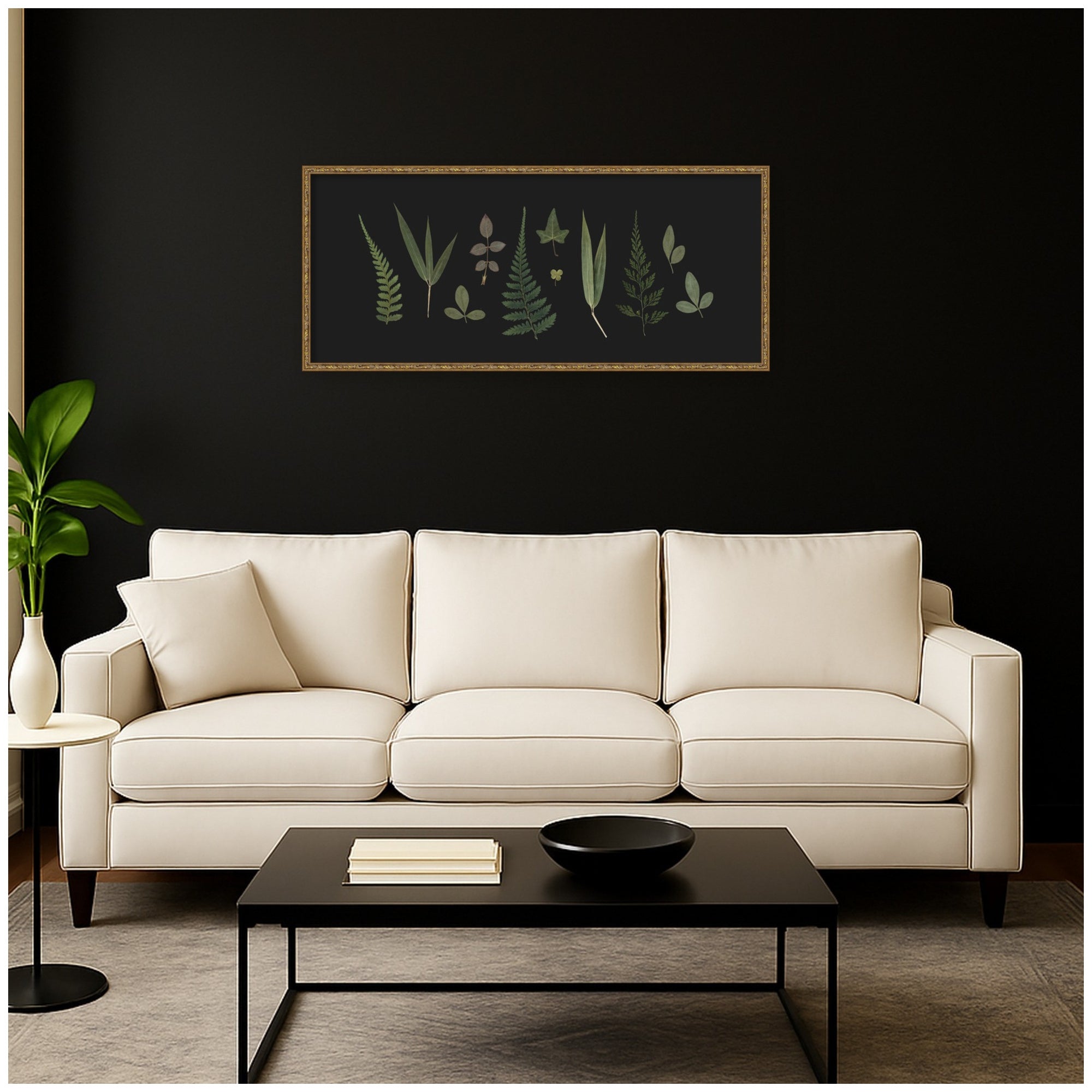 Framed Art 41x18 Belvedere Bronze 6