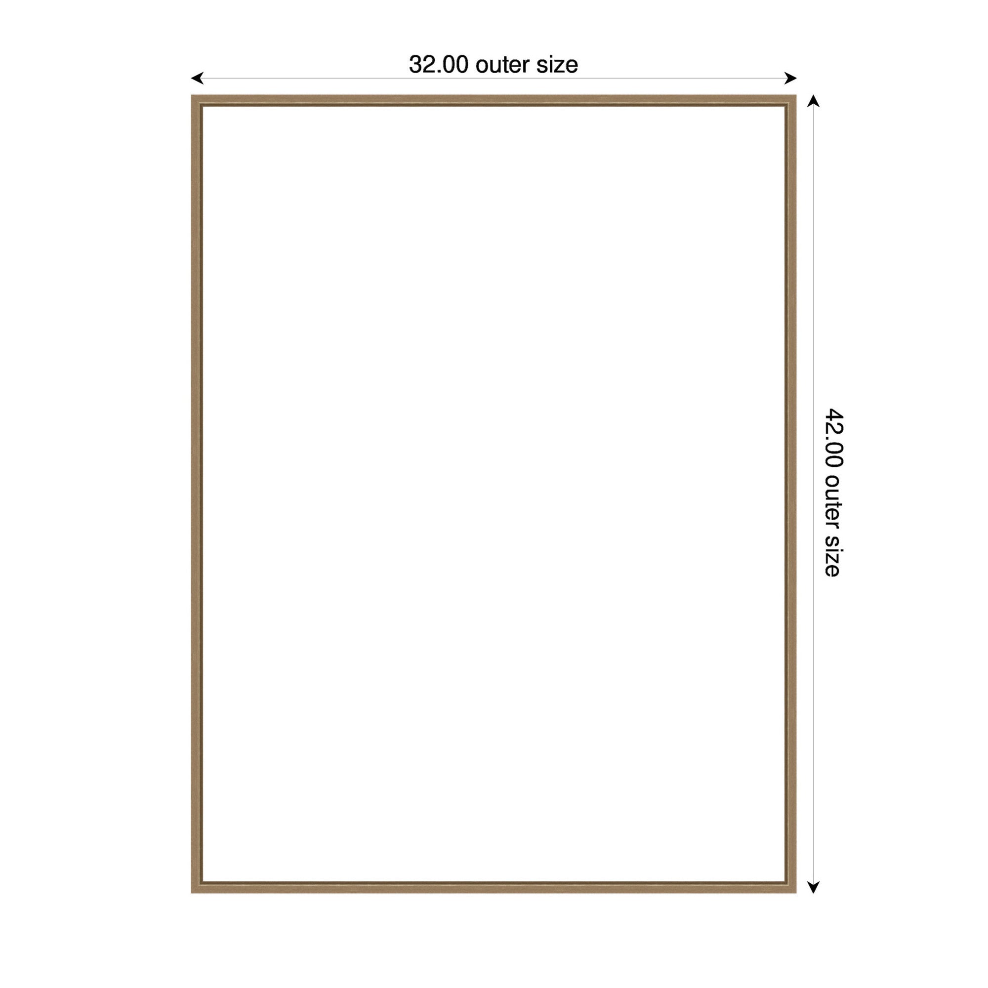 Art Set 2 Piece Set 31x41 Sylvie Dark Gold 2