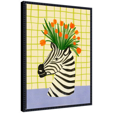 Framed Canvas Sylvie Beaded Black 18x24 1