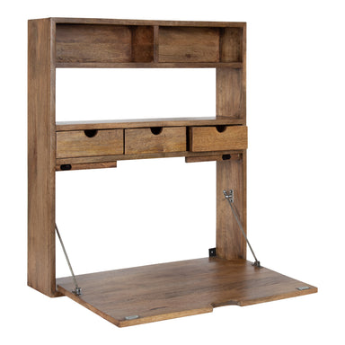 Wall Mounted Desk 26x6x30 Natural 1