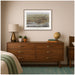 Framed Canvas Sylvie Walnut 38x28 6