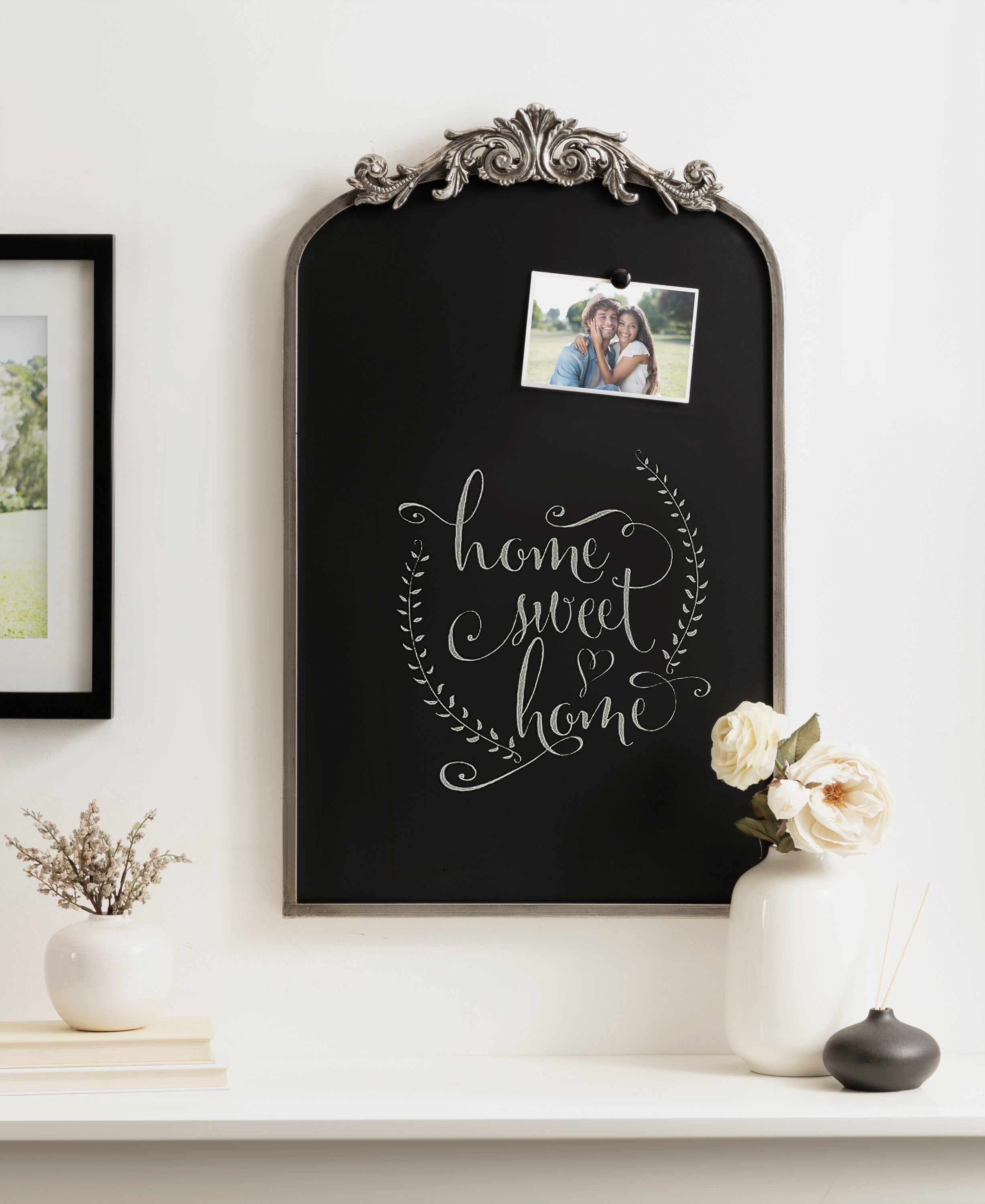 Chalkboard Silver 19x31 7