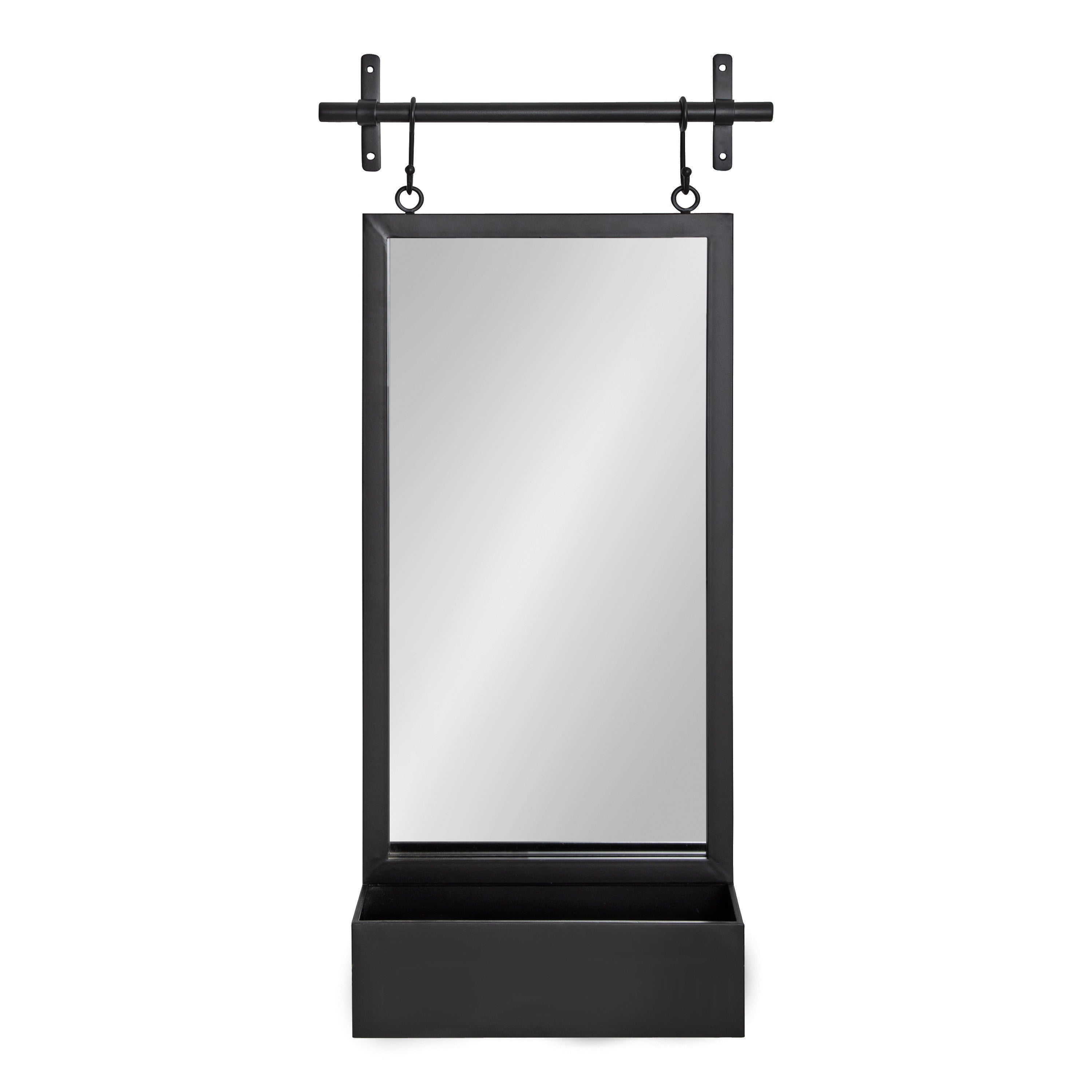 Gammons Wall Mirror with Shelf