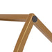 Console Table Walnut Brown Gold 28x14x30 6