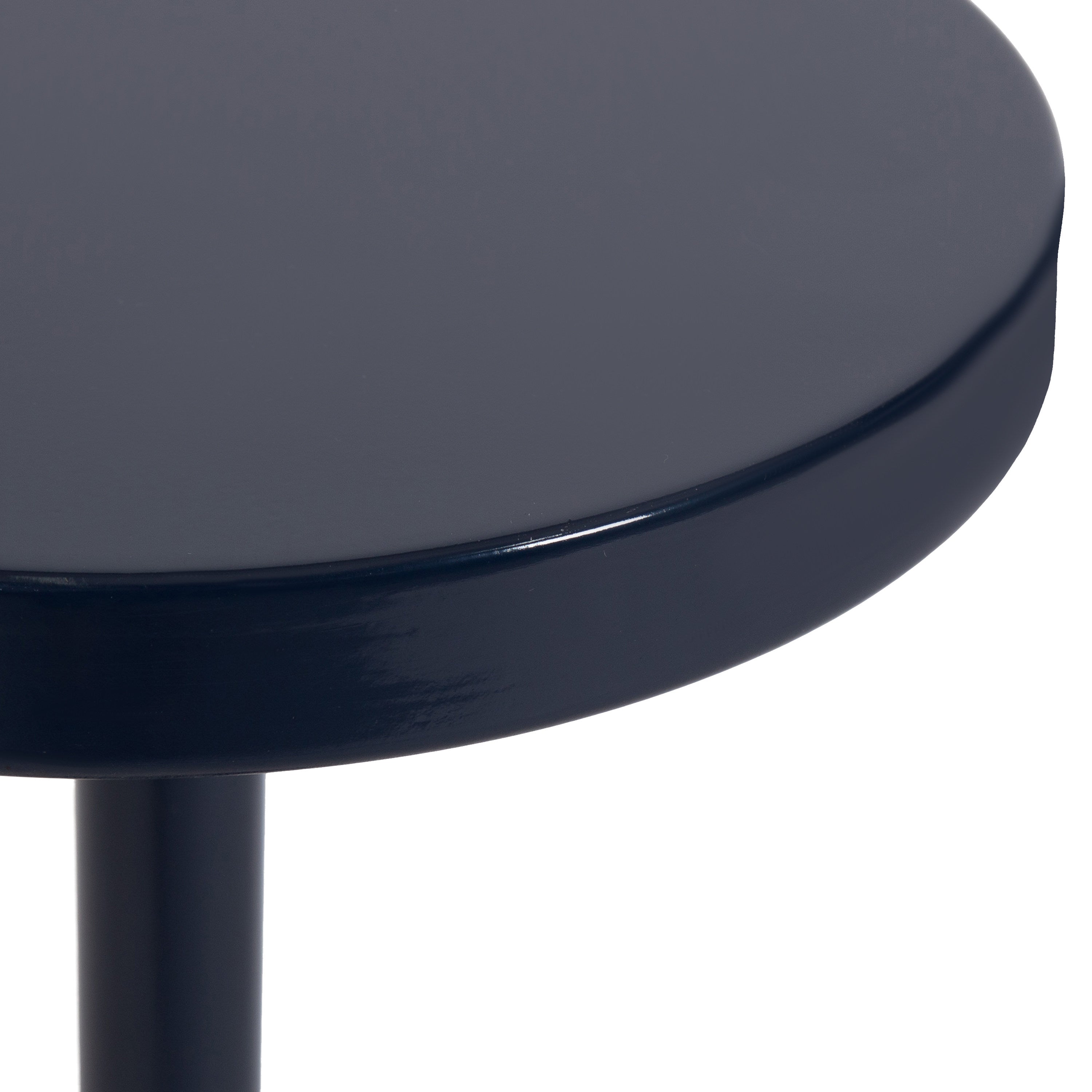 Drink Table Navy Blue 9x9x22 3