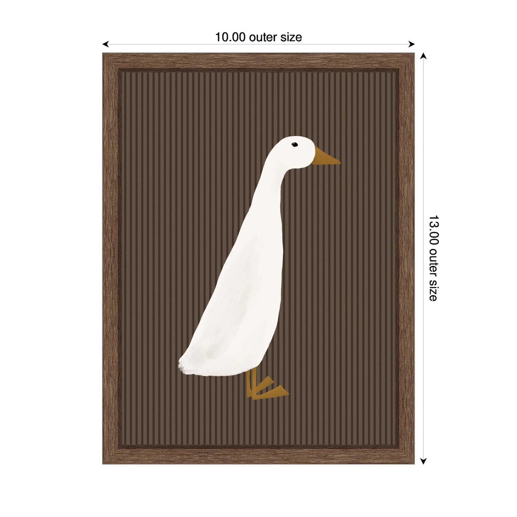 Framed Canvas 10x13 Sylvie Walnut 2