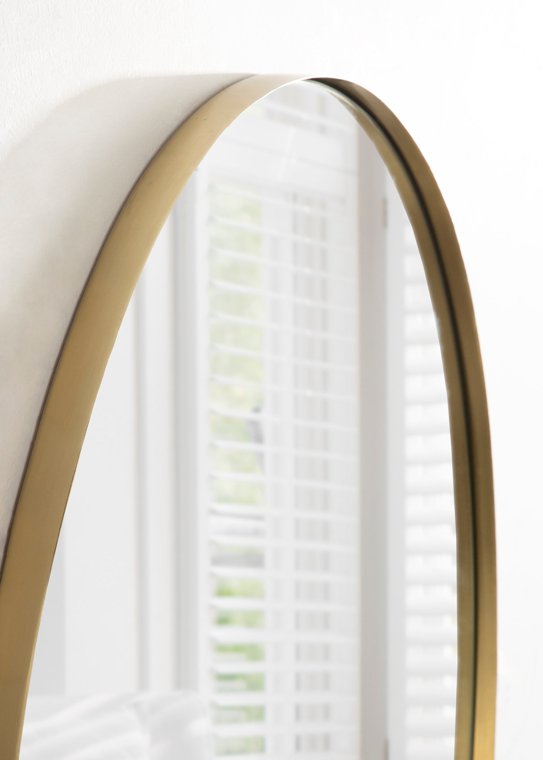 Rollo Oval Framed Wall Mirror
