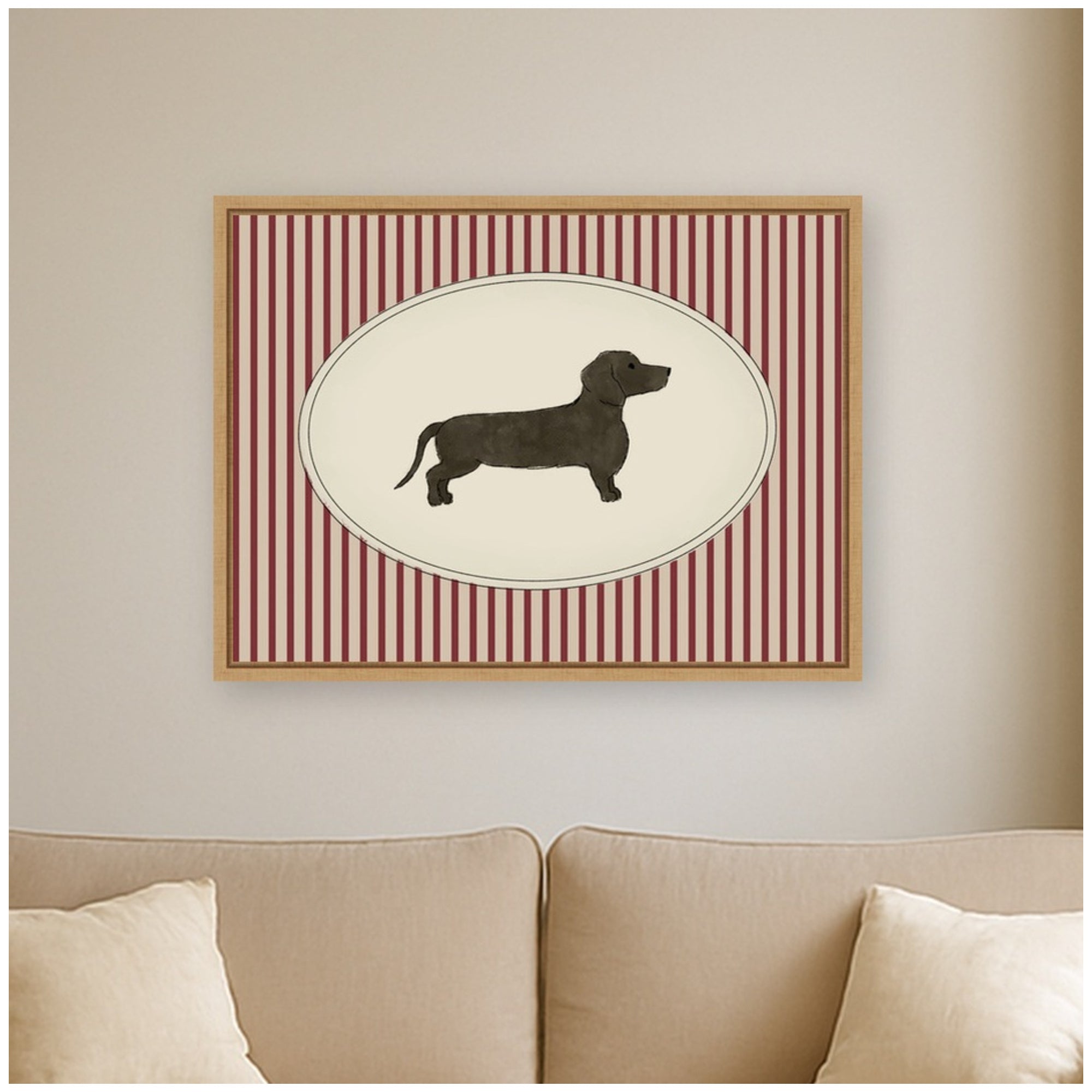 Framed Canvas 24x18 Sylvie Natural 7