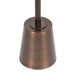 Side Table White Bronze 14x14x24 4