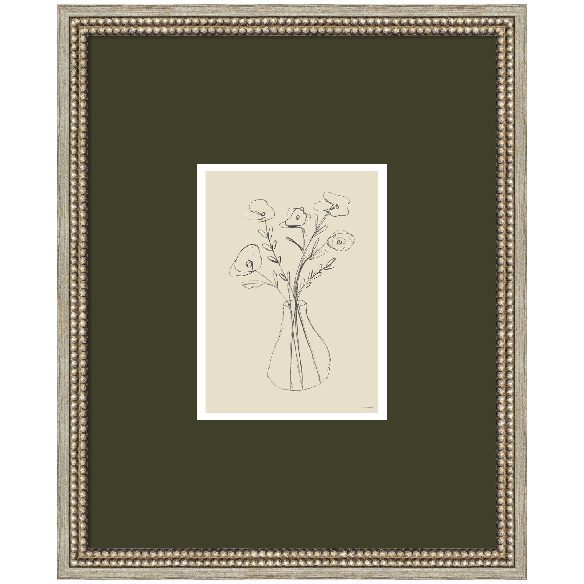Framed Art 18x22 Castellan Silver 1