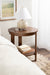 Side Table Walnut Brown 22x22x24 8