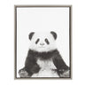 Sylvie Panda Framed Canvas by Simon Te Tai