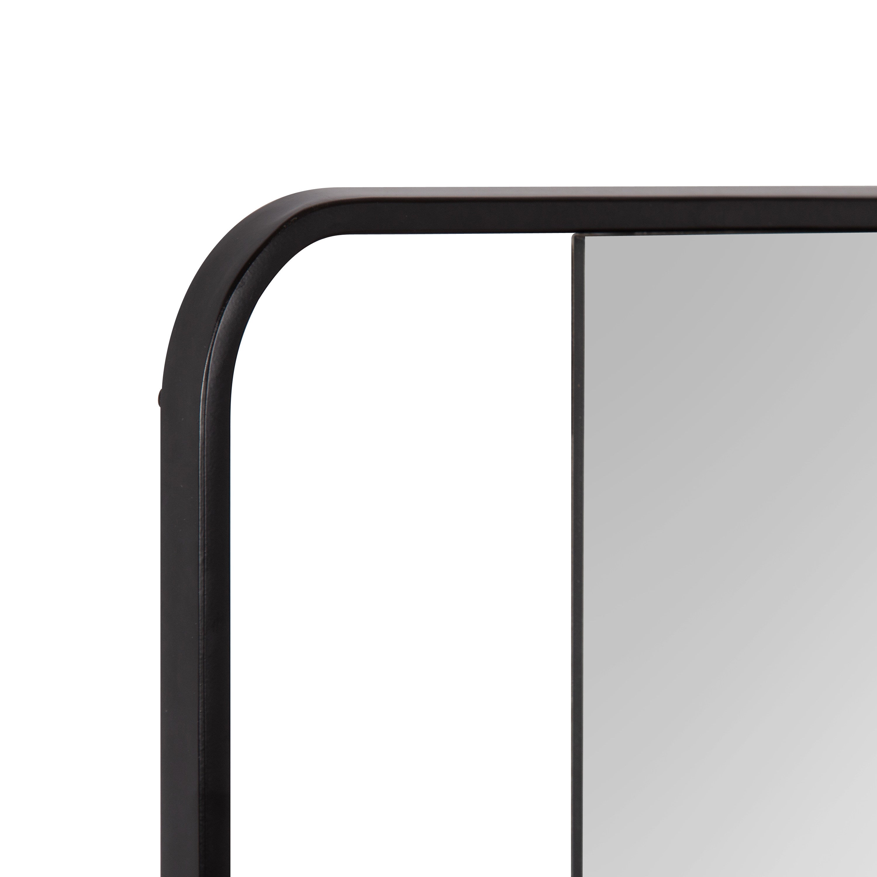 Rectangle Mirror Black 20x36 3