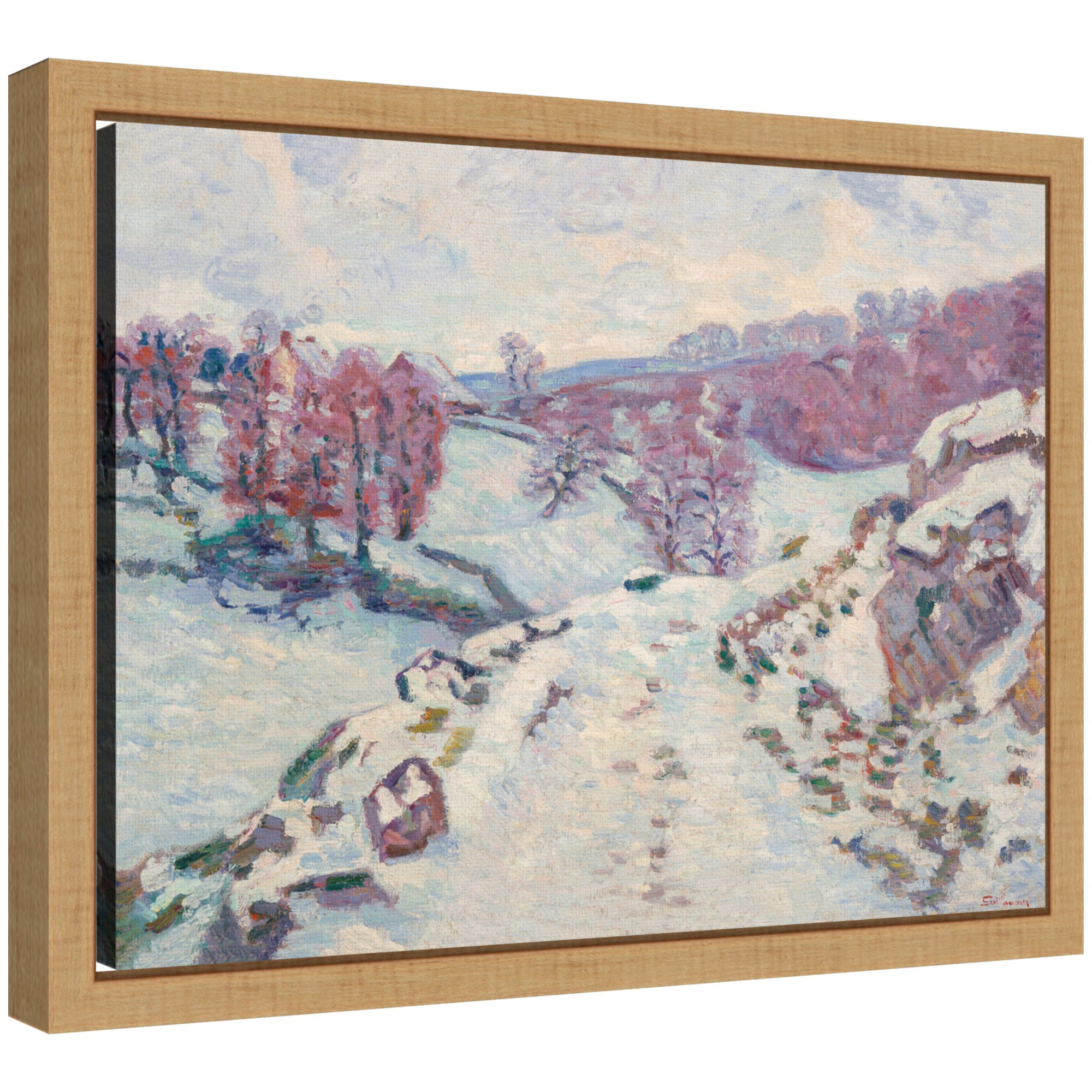 Framed Canvas Sylvie Natural 13x10 1