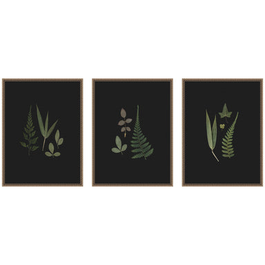 Art Set 3 Piece Set 18x24 Sylvie Beaded Dark Gold 1