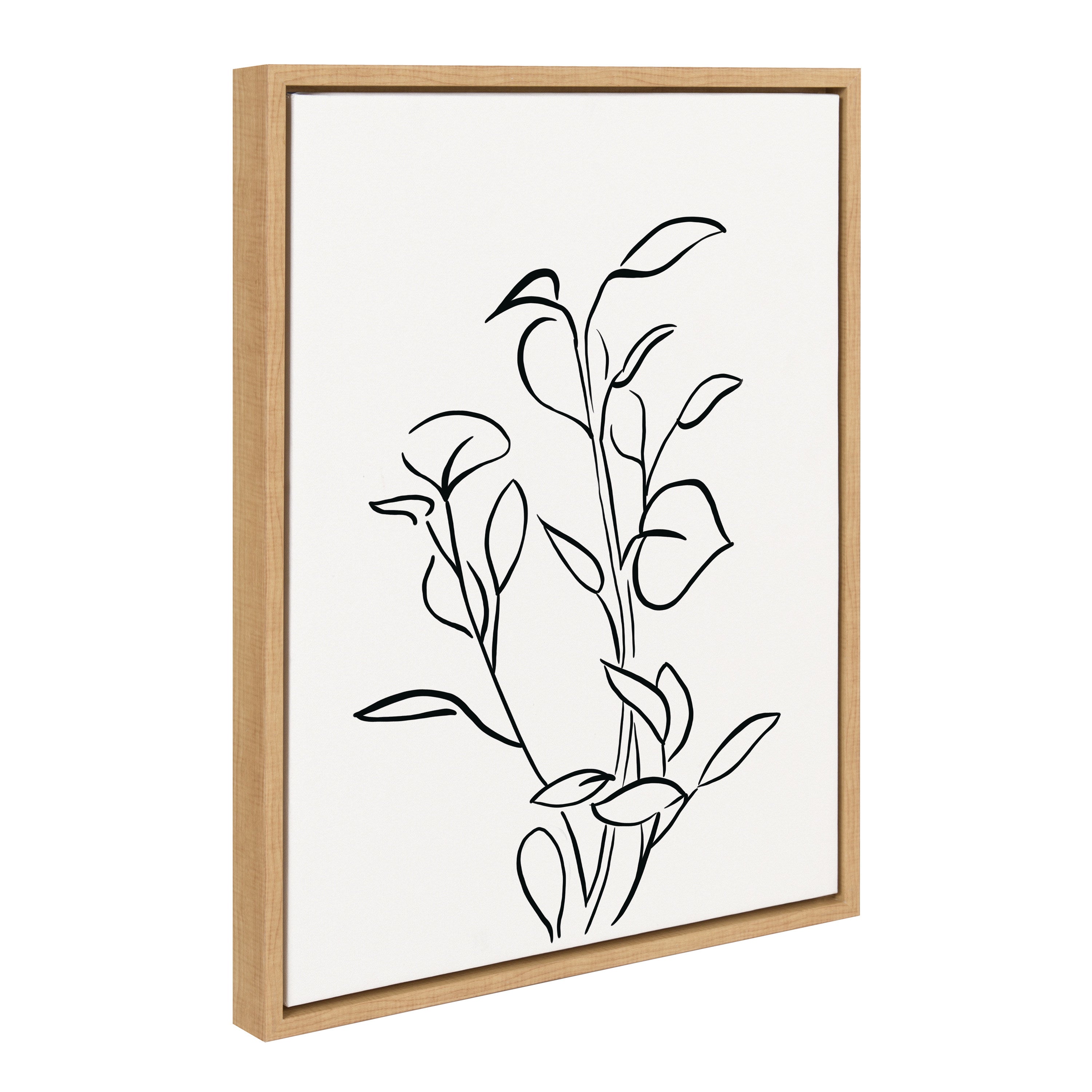 Framed Canvas Sylvie Natural 18x24 2